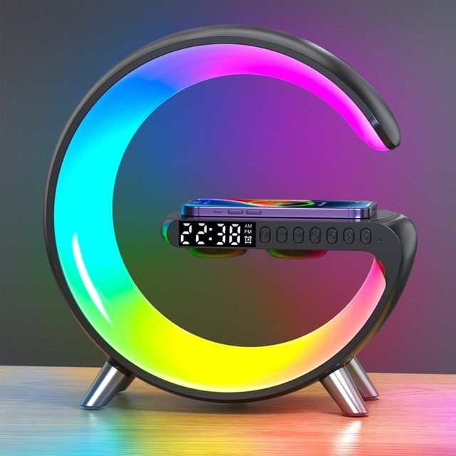Multifunctional Wireless Charger Alarm Clock Speaker