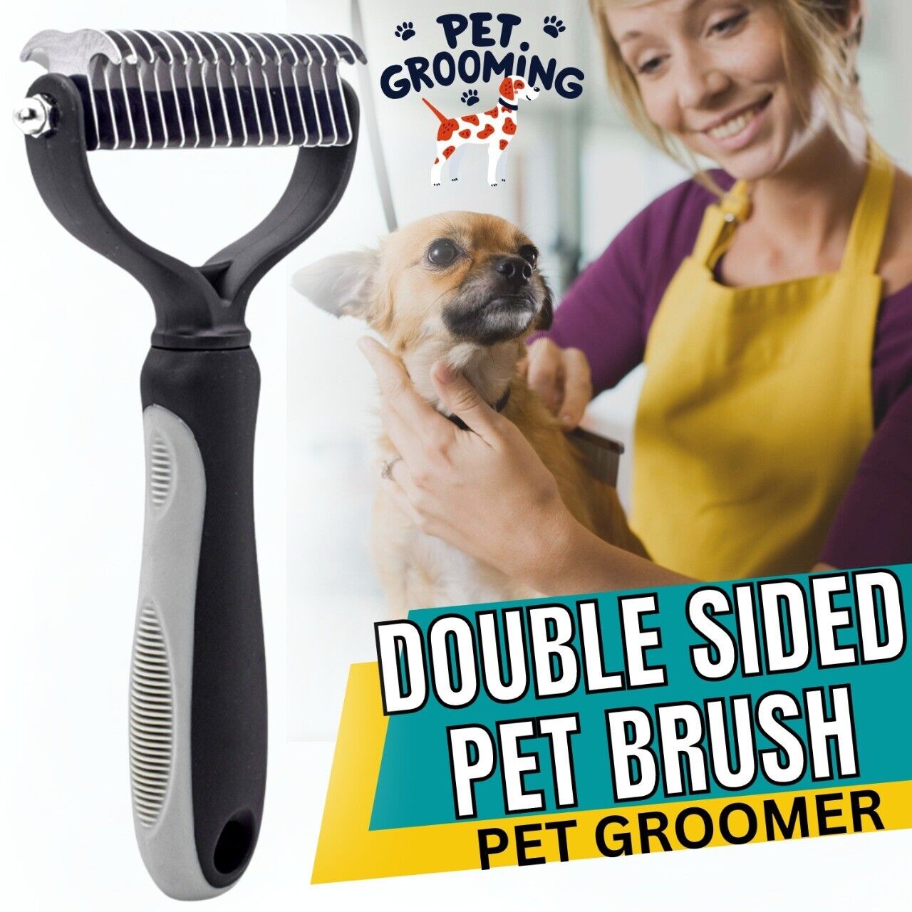 Pet Hair Remover Grooming Brush Comb