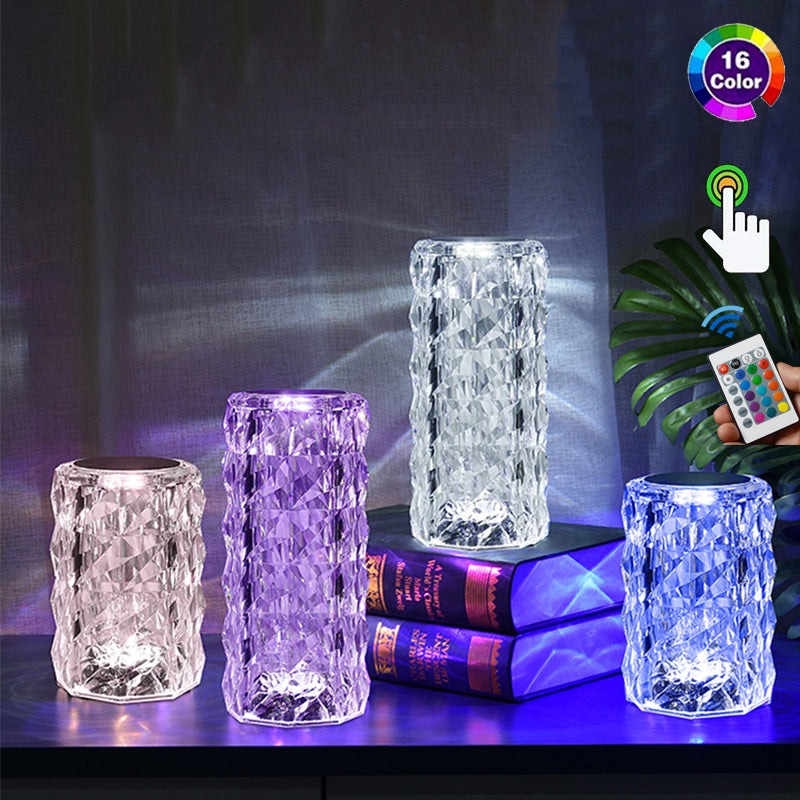 3/16 Colors Crystal Table Lamp